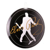 Elvis Presley Silhouette Signature Dome Metal Sign - 15.5"